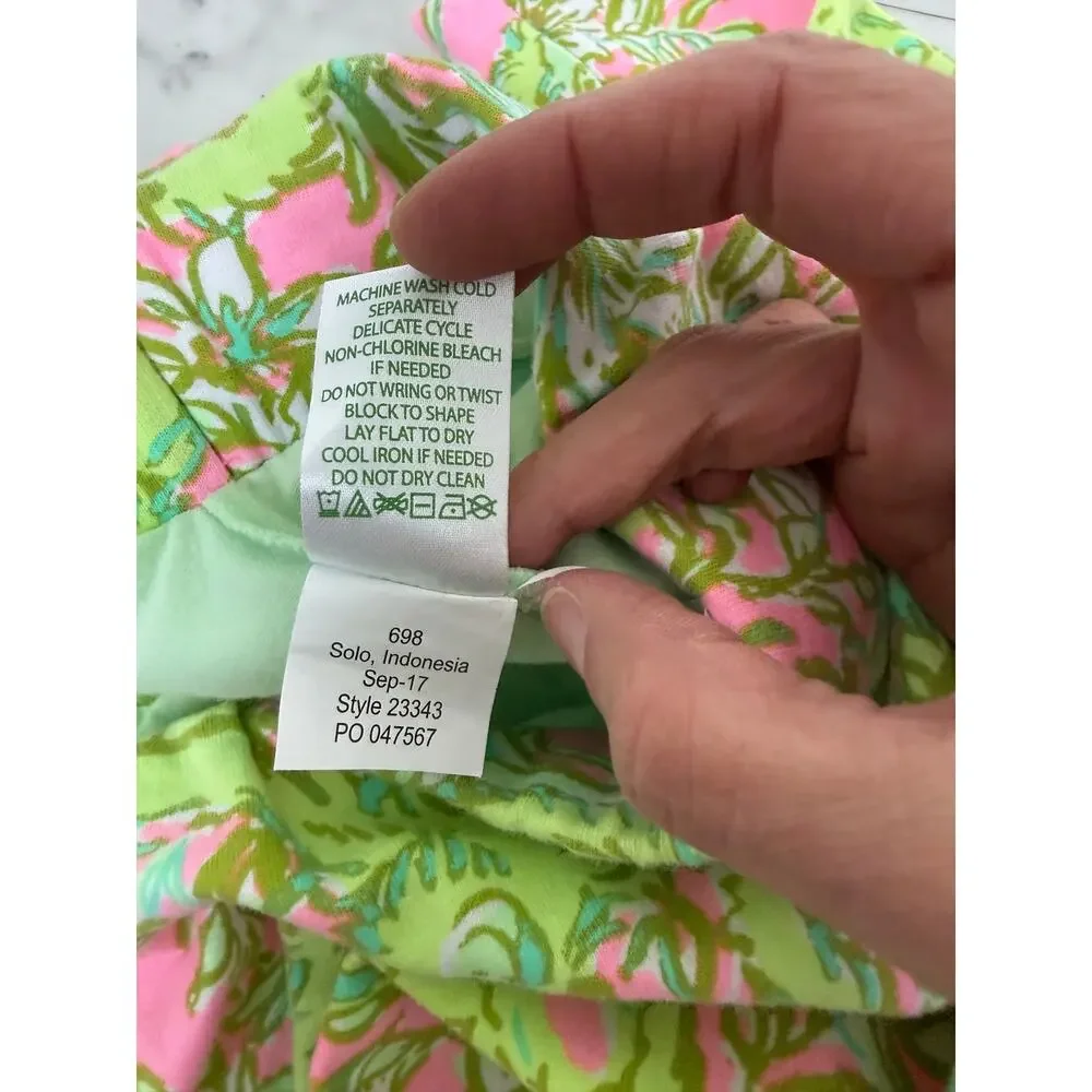 Lilly Pulitzer Madison Skort Chimply Chic Monkey Print Size M